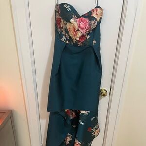 Chi Chi London Teal Dress